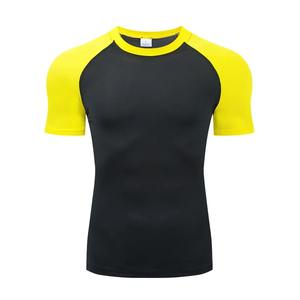 Logotipo personalizado Ropa deportiva Camiseta Pantalones cortos Conjunto Casual Hombre Cuello redondo Secado rápido Sudor Ropa de entrenamiento - Product Image 2