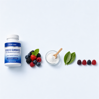 Gummies CoQ10 avec magnésium et vitamines B, saveur fruits rouges mélangés, 90 gummies, marque privée OEM pour adultes