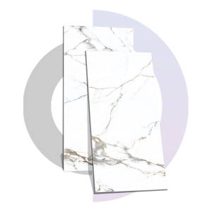 Carreaux de porcelaine modernes de 600x1200mm pour une utilisation au mur et au sol avec fonction de brique réfractaire à surface brillante et option antidérapante - Product Image 3