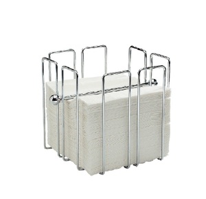 Servilleteros de alambre de acero inoxidable de metal cromado de nueva apariencia Venta caliente y venta directa de fábrica india de alta calidad - Product Image 1
