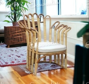 เก้าอี้หวายกลางแจ้งดีไซน์ทันสมัยสำหรับเด็กเก้าอี้หวายและของตกแต่งบ้านเก้าอี้ไม้ไผ่ธรรมชาติดีไซน์เป็นเอกลักษณ์ - Product Image 2