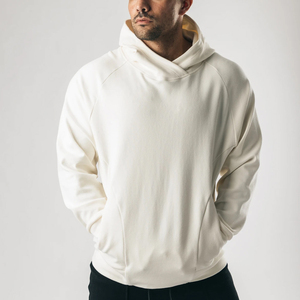 Logo personnalisé pour hommes 100% coton écologique surdimensionné sweats à capuche conception de poche coupe normale style streetwear de haute qualité pour l'hiver - Product Image 1
