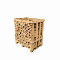 Troncos secos de leña de madera dura de Fresno, roble y haya, productos relacionados con la energía a la venta