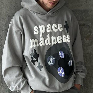 Clothing Manufacturers Custom 100% Cotton <b>Thick</b> Screen Print <b>men</b> Hoodies Oversized Pullover Custom 3d Puff Print <b>men's</b> hoodies - Product Image 1