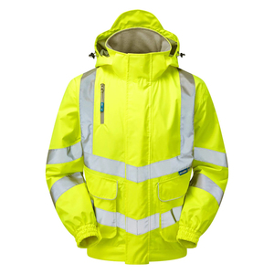 Customized High Visibility Work wear <b>Softshell</b> <b>Jackets</b> 2025 <b>Hi</b> <b>Vis</b> Waterproof Working Security Safety Reflective <b>Jacket</b> - Product Image 1