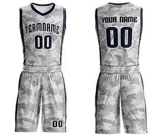 2025 vente en gros personnalisé Sublimation impression respirant basket-ball uniforme ensemble conception sport entraînement porter avant Logo Position - Product Image 4