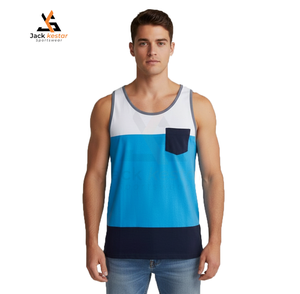 Camiseta sin Mangas Informal para Gimnasio y Fisicoculturismo, 100% Algodón, Logotipo y Diseño Personalizados, Servicio OEM - Product Image 5
