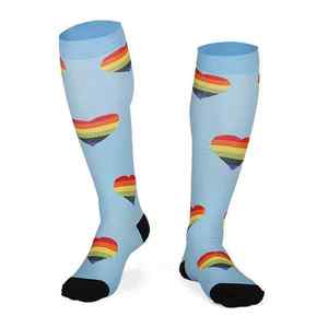 Chaussettes de sport en coton 100% respirantes antibactériennes pour hommes et femmes avec broderie, faible MOQ, chaussettes athlétiques tissées - Product Image 1