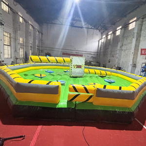 Circuito <span class=keywords><strong>de</strong></span> Obstáculos Inflable Comercial, Juego Mecánico Giratorio Divertido en Venta, para Fiestas y Eventos Infantiles, Máquina Giratoria - Product Image 2