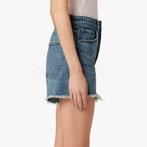 Ropa informal de alta calidad, pantalones cortos para mujer, nuevo estilo, pantalones cortos vaqueros para mujer, MOQ bajo, pantalones cortos vaqueros para mujer - Product Image 2