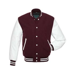 High Quality Winter Men's Letterman Jacket 100% Cotton Stand Collar Premium Quality Customized Logo - Product Image 1
