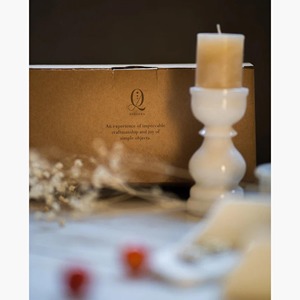 Decorative Rustic <b>Candle</b> Holder Lantern Style for Tabletop Centerpiece Flameless Pillar Tealight Display - Product Image 2