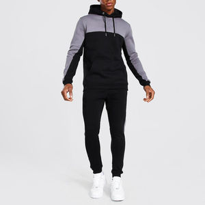 Most Popular Mens <b>Track</b> <b>Jacket</b> Suit Sets Casual Sports Suit Men's Hoodies Plus Size Men's Two Piece Pants Set - Product Image 3