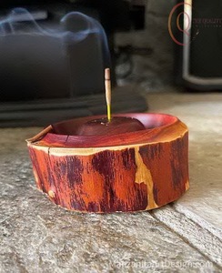 Wooden Religious Incense Burner Bakhoor with Indian Incense Natural & Durable for Gifting & <b>Home</b> Decor - Product Image 4