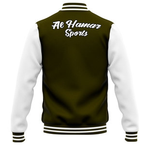 Chaqueta Unisex de Lona Premium con Parches de Béisbol, Estilo Letterman, para Exteriores, Personalizable OEM, Venta al por Mayor, Precio Razonable, Primavera - Product Image 4