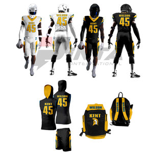Uniforme de football américain haute performance Tissu évacuant l'humidité Uniforme de football américain - Product Image 1