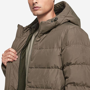 Vêtement d'hiver rembourré épais et chaud pour homme, style streetwear décontracté, nouveau design, logo personnalisé, veste gonflée pour homme - Product Image 4