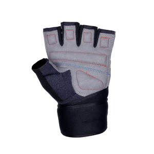 Gants de sport d'haltérophilie Gants unisexes d'entraînement de gymnastique Gants d'entraînement antidérapants de couleur noire - Product Image 6