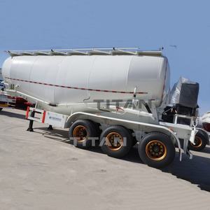 รถพ่วงถังผงซีเมนต์สำหรับขนถ่ายแป้งแป้งไททัน<span class=keywords><strong>40</strong></span> CBM V รูปตัว V - Product Image 2