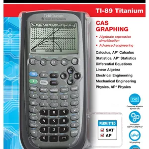 Bonusprijs Op Gloednieuwe Verkoop Voor Texas-Instrumenten TI-89 Titanium Grafische Rekenmachine