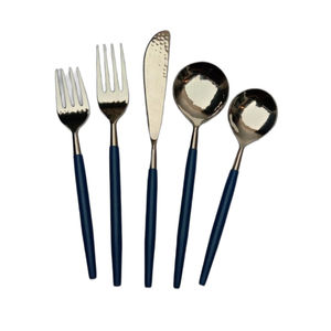 Best Wholesale Indian Supplies Stainless Steel Cutlery Gold Plated Gold <b>Flatware</b> <b>Set</b> for Parties & Gifts Use - Product Image 4
