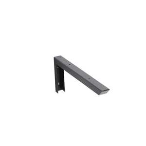Étagère de salle de bain en métal de 49 cm, support élégant pour étagères de présentation Vieste - Product Image 1