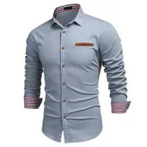 Chemises habillées pour hommes Chemise à manches longues pour hommes Chemise habillée à bon prix pour hommes - Product Image 4