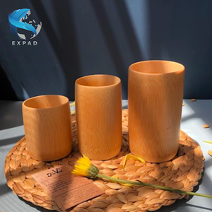 Taza de madera de bambú natural para una vida ecológica - Product Image 5