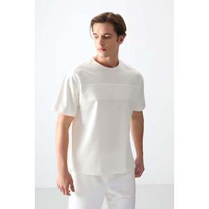 Camiseta Básica Oversize para Hombre - Algodón Grueso y Suave con Textura 100% Jersey 88378 - Product Image 3