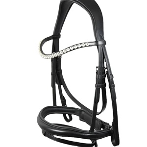 4 Bandes De Sourcils En Cuir à Strass Pour Cheval - Joseph Sterling - NEUF (défaut Emballage)