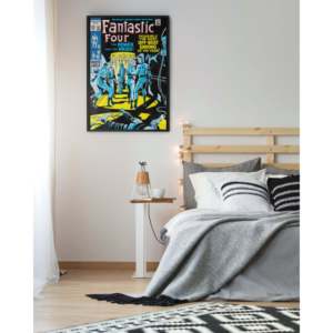 Póster Retro de la Portada de la Revista de Cómics de Marvel, Los 4 Fantásticos, para Decoración de Pared - Product Image 3
