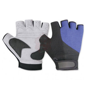 Guantes de ciclismo resistentes por encargo para la venta al por mayor cómodos guantes de Ciclismo de medio dedo - Product Image 1