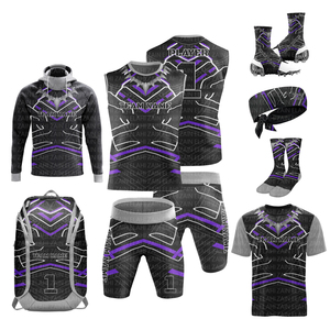2025 uniformes personalizados al por mayor 7 en 7 uniformes de fútbol americano personalizados de alta calidad OEM con patrones de números de bandera adultos - Product Image 1