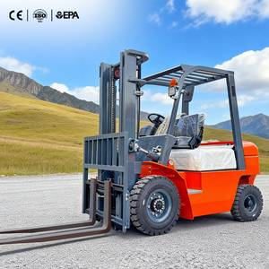 중국 공장 EPA 지게차 2톤 디젤 전지형 지게차 2.5톤 3톤 4톤 소형 창고 물류용 지게차 - Product Image 1