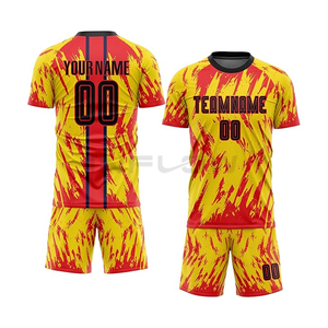 100% Polyester Fabric set breathable quick dry <b>products</b> fit customized logo print Jersey <b>Soccer</b> Jersey American football kit - Product Image 3