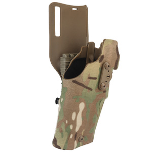 Chiến thuật Bao da cho GL17 GL19 với X300/x300u đèn pin chiến thuật săn bắn Bao da trường hợp đen - Product Image 6