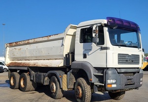 Camion benne super robuste MAN TGA 41.430 8X6 Euro 6 Diesel 25-30T GVW 2005 - Product Image 2