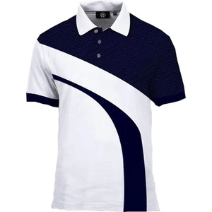 Camicie da Golf Formali in Puro Cotone con Logo Personalizzato per Uomo, Asciugatura Rapida, Manica Corta, per Atletica e Casual, T-shirt con Colletto - Product Image 3