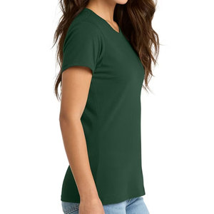 เสื้อยืดผ้าฝ้ายออกแบบเองสำหรับผู้หญิง พิมพ์ลายตามสั่ง - Product Image 3