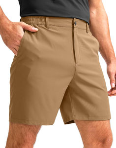 OEM Custom Manufacturer High Quality 90% Polyester 10% Spandex Customize <b>Men</b> Golf <b>Shorts</b> <b>Lightweight</b> <b>Men's</b> <b>Shorts</b> - Product Image 1