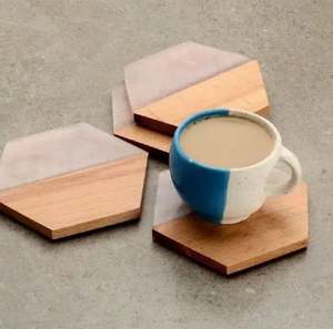 Sous-verres gratuits décoratifs en bois frais d'arrivée pour la maison hôtel et restaurant pour tapis et tampons décoration de la maison - Product Image 4