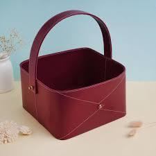 Cesta de Almacenamiento de Diseño Moderno, Multifuncional, Hecha a Mano, de Cuero Decorativo de Primera Calidad, Alta Calidad a Bajo Costo - Product Image 6