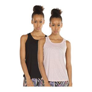 Camiseta sin mangas de moda de verano para mujer con logotipo personalizado al por mayor cuello redondo Punto de contraste sin mangas estilo Formal - Product Image 1