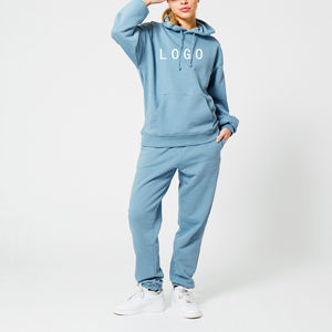 Ensemble de short à capuche épais en éponge française vierge de haute qualité ensemble de sweats à capuche et de pantalons de survêtement unisexes personnalisés - Product Image 3