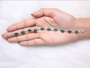 925 Sterling Silver Unisex Bracelet Superbe Vert Onyx Gemstone Bohème Designer Bijoux pour les Mariages Parties Avec - Product Image 6