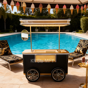 Exhibidor de Gelato y Helados para Venta Ambulante, Carrito de Comida Móvil, Kiosco de Calle - Product Image 3