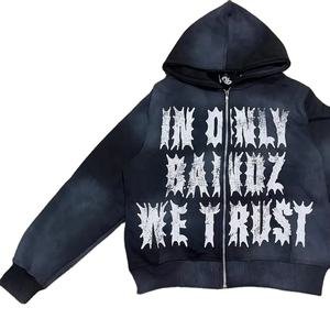OEM Customizable 100% High Quality <b>Men's</b> Classic <b>Hoodie</b> 300-400 Gsm Fleece (Cotton-Polyester Blend) Digital <b>Lined</b> - Product Image 3