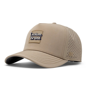 Gorra de Béisbol Personalizada con Logotipo de Silicona, Gorra de Golf de 5 Paneles, Banda Absorbente, Tejido Transpirable de Secado Rápido e Impermeable, Corte Láser, Deportiva - Product Image 2