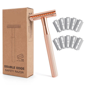 Top Selling New Style Stainless Steel Safety <b>Razors</b> High Quality Reusable Grooming <b>Razors</b> - Product Image 1
