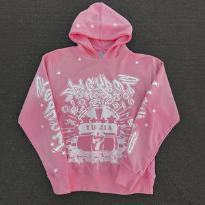 Chándal de fabricante personalizado, Sudadera con capucha y pantalones de chándal acampanados de doble cintura, conjunto de chándal holgado de gran tamaño para hombre - Product Image 2